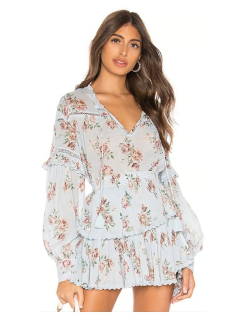 LoveShackFancy Prairie Peasant Blouse XS